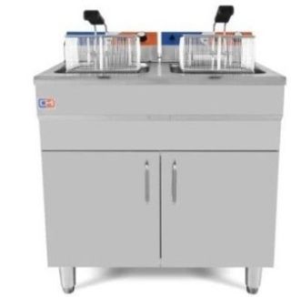 FREIDORA ELÉCTRICA 14+14 LITROS CON MUEBLE