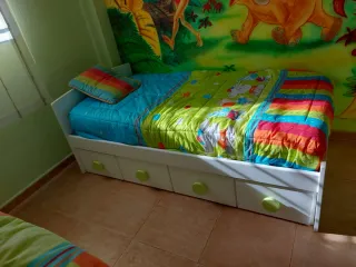 Dormitorio infantil completo blanco