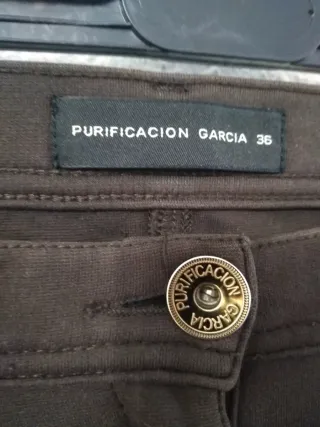 Pantalón Purificación García Marrón