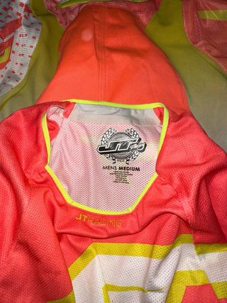 Traje de Quad/Motocross Naranja y Blanco