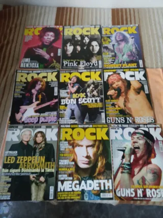9 revistas musicales precio 20
