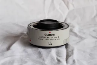 Teleobjetivo Canon 70-200mm f4 + Extender 1.4x y +