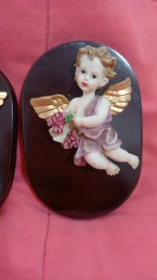 Coppia quadretti angioletti