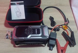 Arrancador coche con inflador nuevo, sin usar