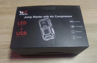 Arrancador coche con inflador nuevo, sin usar