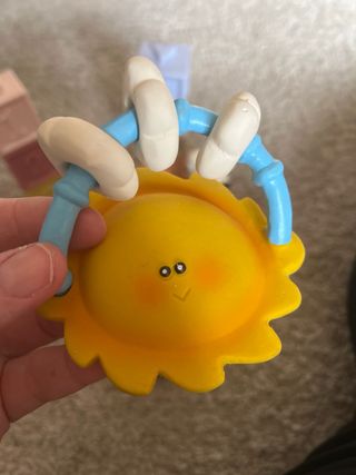 Lote Juguetes Bebé: Bloques, Perro y Sol