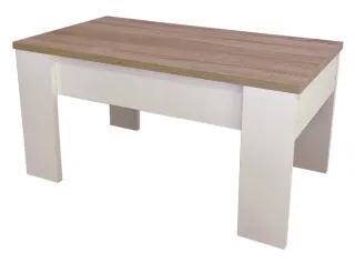 Mesa de centro elevable madera