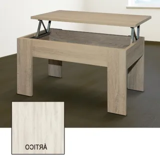 Mesa de centro elevable madera