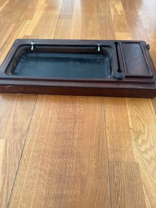 Base Máquina de Coser Singer Madera y Metal