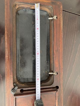 Base Máquina de Coser Singer Madera y Metal