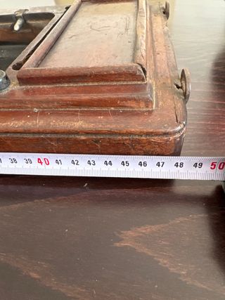 Base Máquina de Coser Singer Madera y Metal