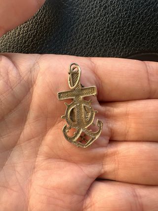 CRUZ VIRGEN DEL CARMEN MARINERA, JOYERIA PLATA