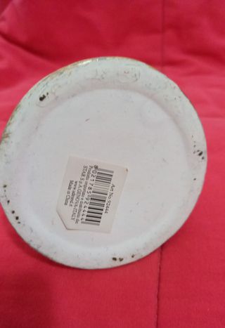 Portacandela campanella natalizia oro e bianco