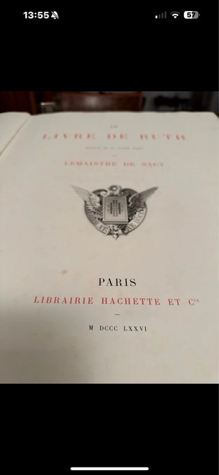 Le Livre de Ruth - Libro Antico