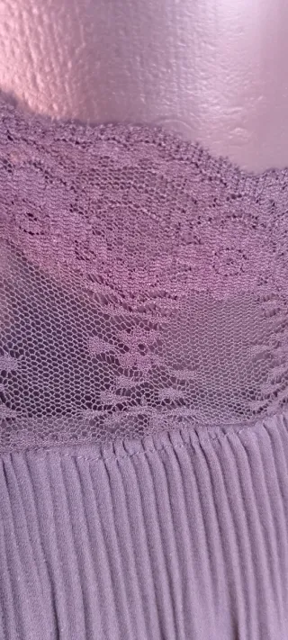 Top Zara tirantes plisado encaje negro