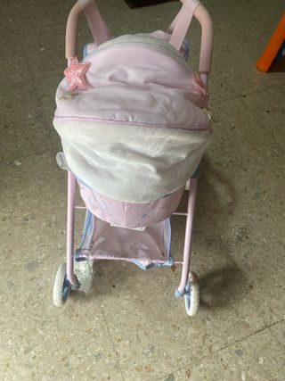 Cochecito de muñeca rosa regalo la muñeca