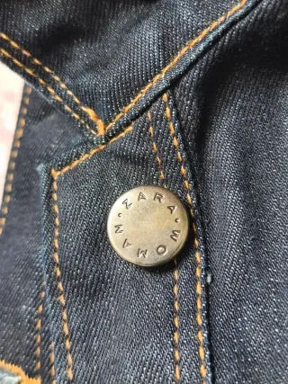 Cazadora vaquera Zara azul