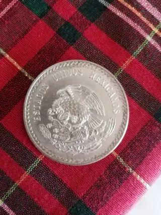5 Pesos Messico 1948 Argento
