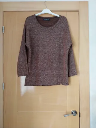 Lote de Jersey  en gris marrón y negro jaspeado