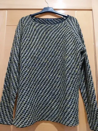 Lote de Jersey  en gris marrón y negro jaspeado