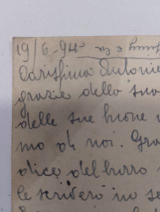 WWII Cartolina Postale 30 cent. 19.06.1940