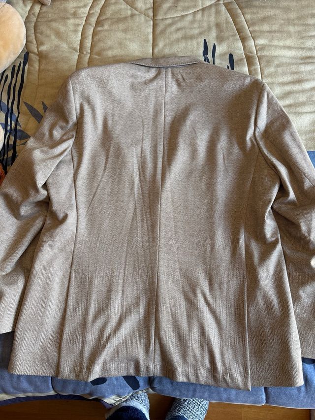 Americana Cortefiel Talla 2XL Beige