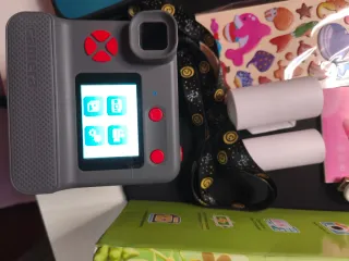 Cámara Instantánea Infantil Rosa y Amarilla