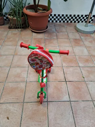 Patinete infantil 3 ruedas con mochila