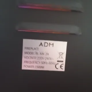 Chimenea llama 3D calentador y soplador 2en 1