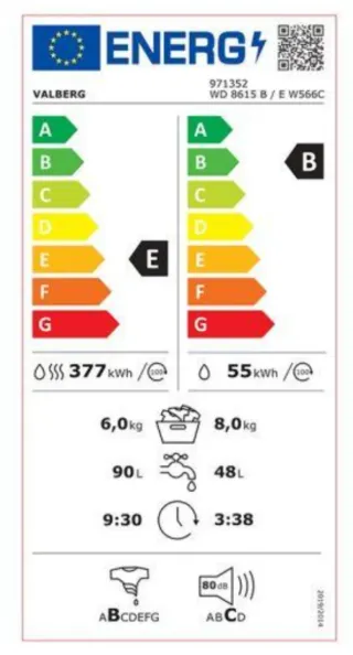 Lavadora/Secadora Valberg