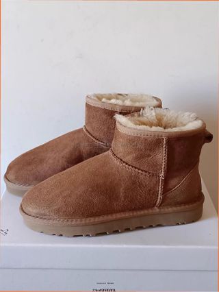 Botas mujer talla 36 marrones con caja