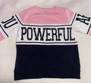 Sudadera Tenth Negra y Rosa POWER