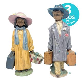 Figuras cerámica Lladro Pareja