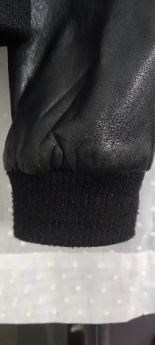 Cazadora para mujer de cuero auténtico