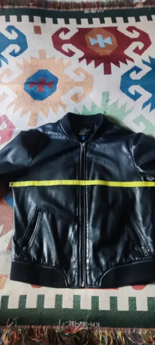 Cazadora para mujer de cuero auténtico