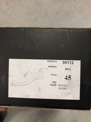 Zapatos de vestir Pleniluni caballero talla 45