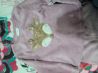 -Pijama niña galaxia estrellas lunas y ciervo