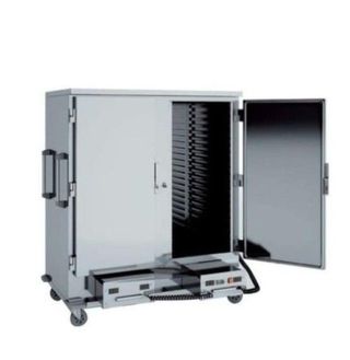 CARRO CALIENTE ALTO DOBLE CUERPO 44 BANDEJAS GN2/1