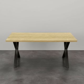 MESA DE COMEDOR MDF CHAPA ROBLE CIRCE