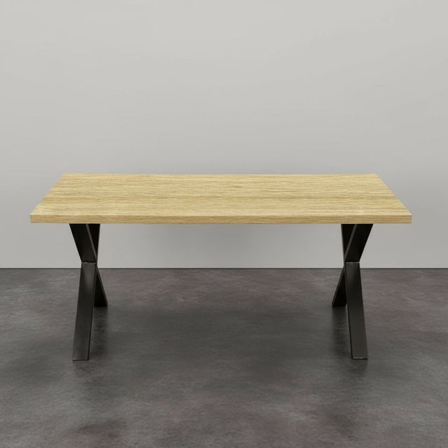 MESA DE COMEDOR MDF CHAPA ROBLE CIRCE