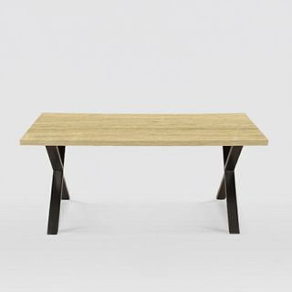MESA DE COMEDOR MDF CHAPA ROBLE CIRCE