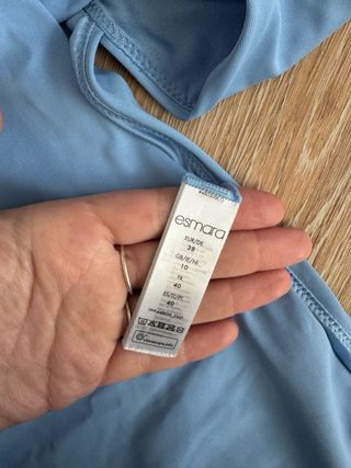 Bañador asimétrico azul