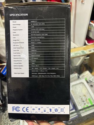 Proyector Wimius T7 Full HD 1080P HDMI