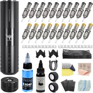 Máquina Tatuaje Profesional + 60 Agujas nueva