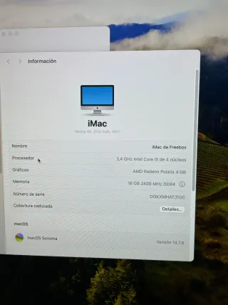 iMac Retina 4K Apple 2017