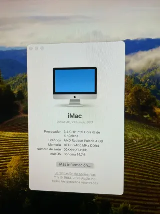 iMac Retina 4K Apple 2017