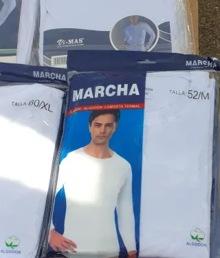 Camiseta interior caballero MARCHA algodón Talla X
