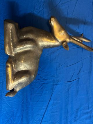 Statua cervo in bronzo
