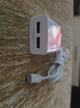 Cargador USB Blanco