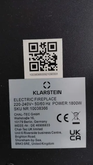 Estufa chimenea efecto leña